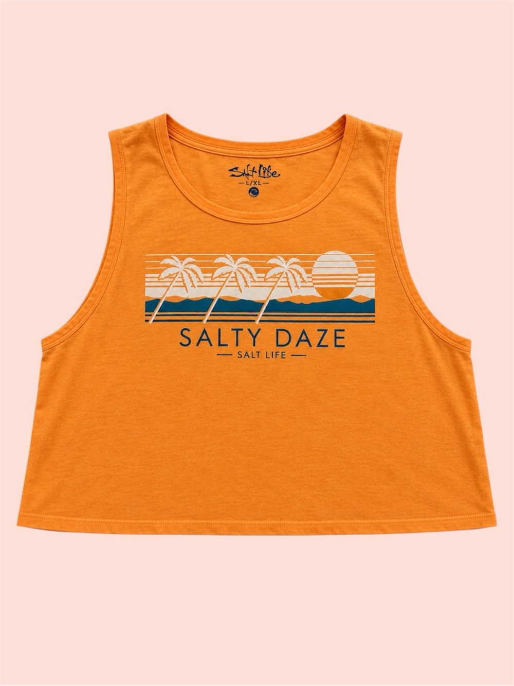 Salt Life Orange Graphic Tank